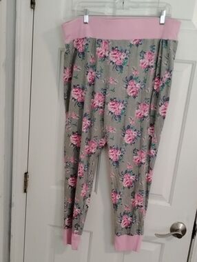 Cacique Pink Floral Sleep Pants